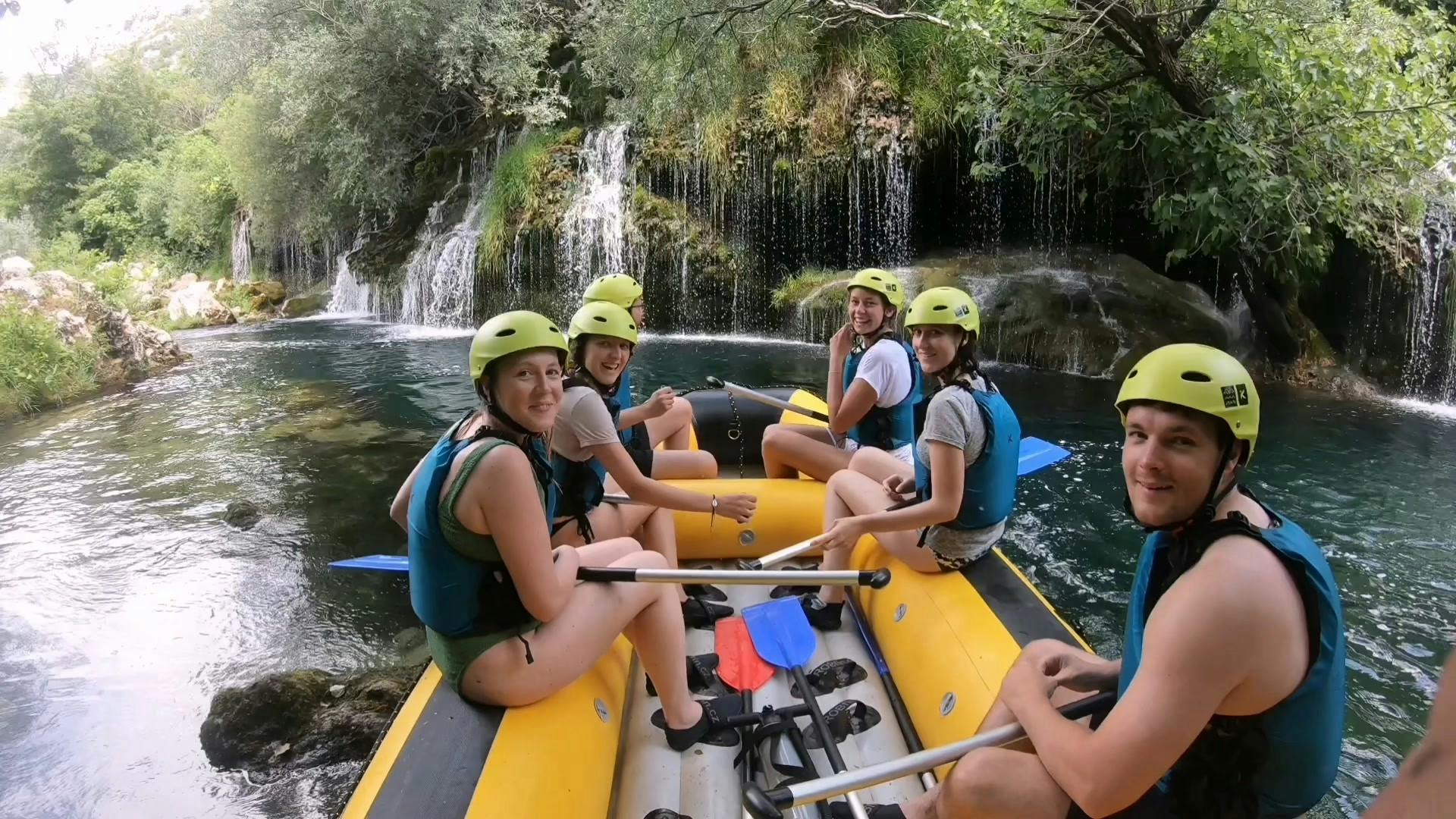 waterfalls on river Cetina